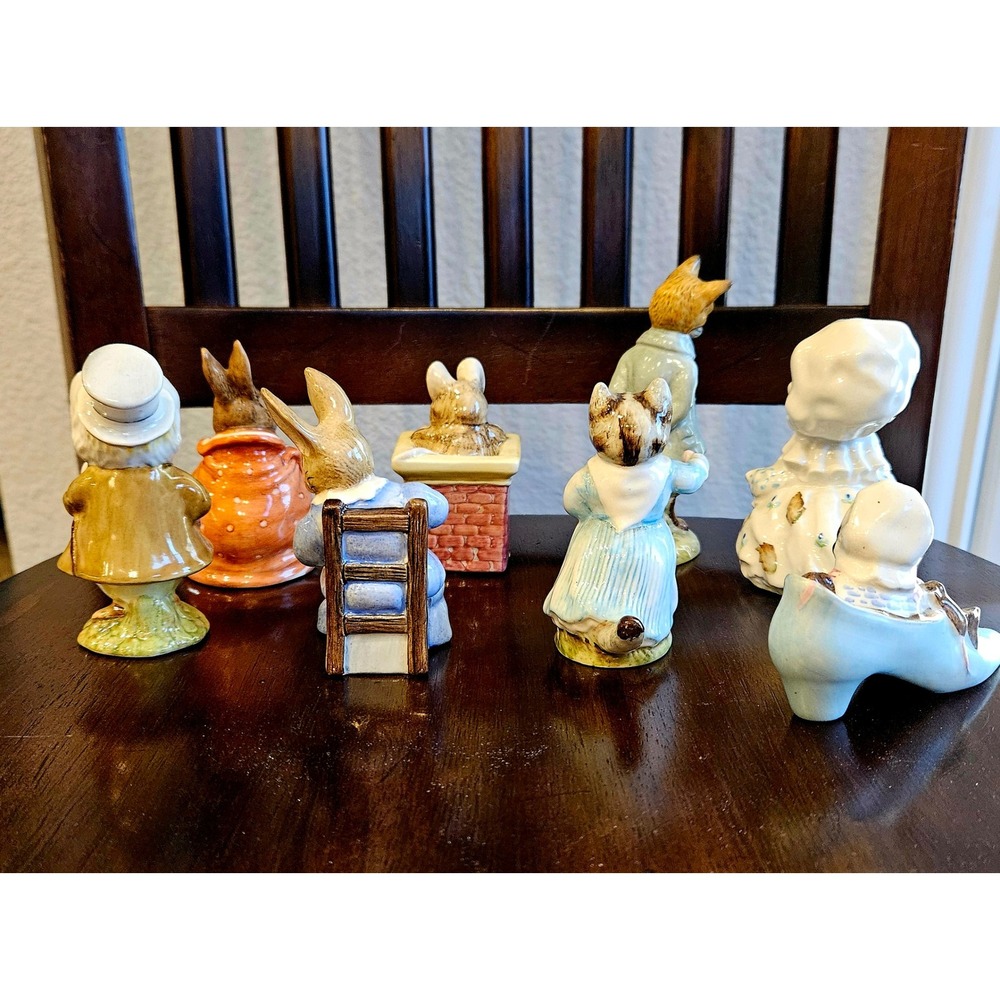 Beatrix Potter Beswick Royal Albert‎ Figurines 7 MINT Amiable Guinea Pig Foxy